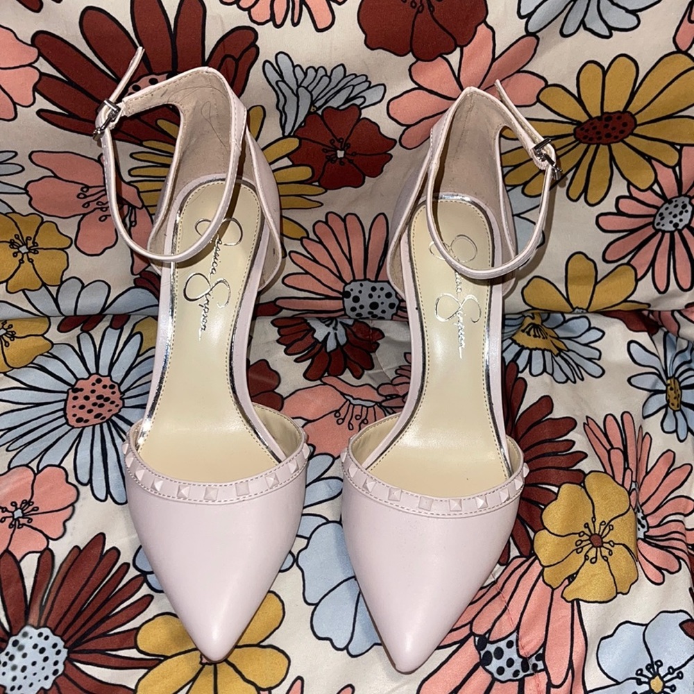 Jessica Simpson sz 9 pastel pink heels